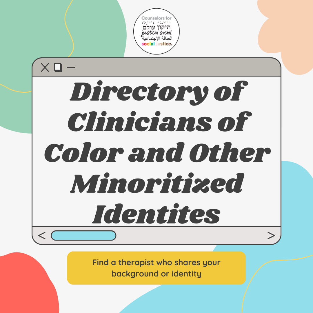 Directory of Clinicians of Color and Other Minoritized Identities 